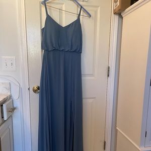 BIRDY GREY GWENNIE DRESS in TWILIGHT S with SLIT